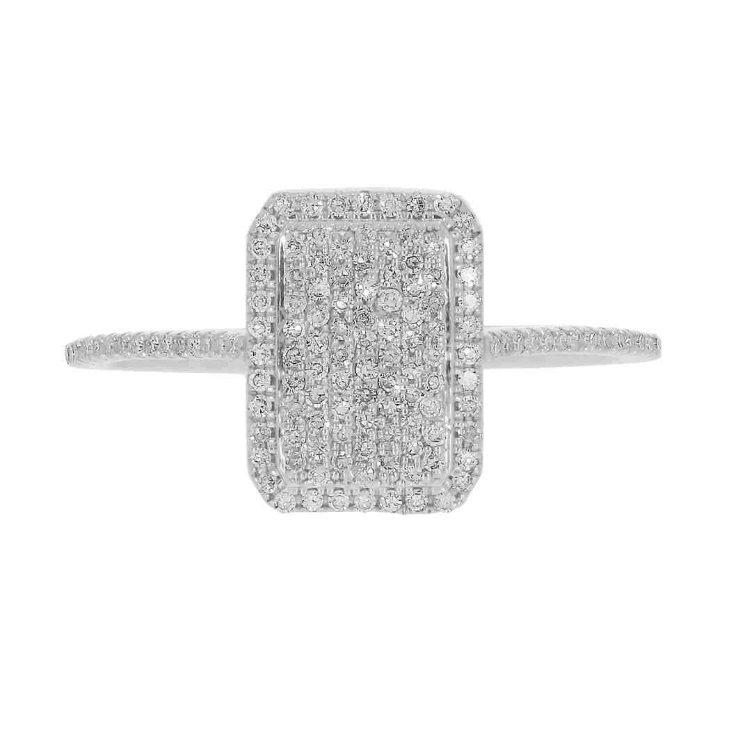 Radiant Cut Diamond Ring LR11460A 